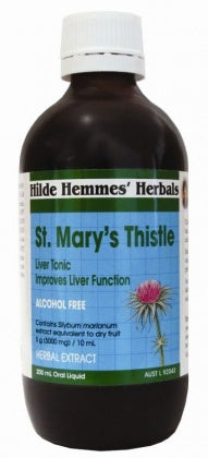 Hilde Hemmes Herbal's, St. Mary's Thistle 200 ml, Liquid Extract