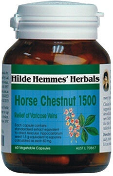 Hilde Hemmes Herbal's, Horse Chestnut, 1600mg, 60 VCaps