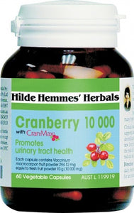 Hilde Hemmes Herbal's, Cranberry, 10,000, 60 VCaps