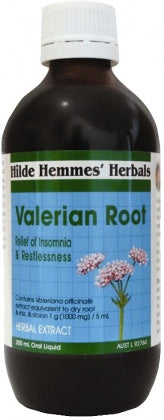 Hilde Hemmes Herbal's Valerian Root 200ml Liquid Extract