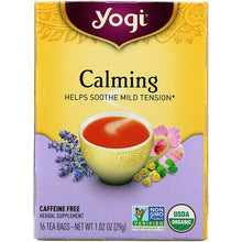 Load image into Gallery viewer, Yogi Tea Calming Caffeine Free 16 Tea Bags 1.02 oz (29g)
