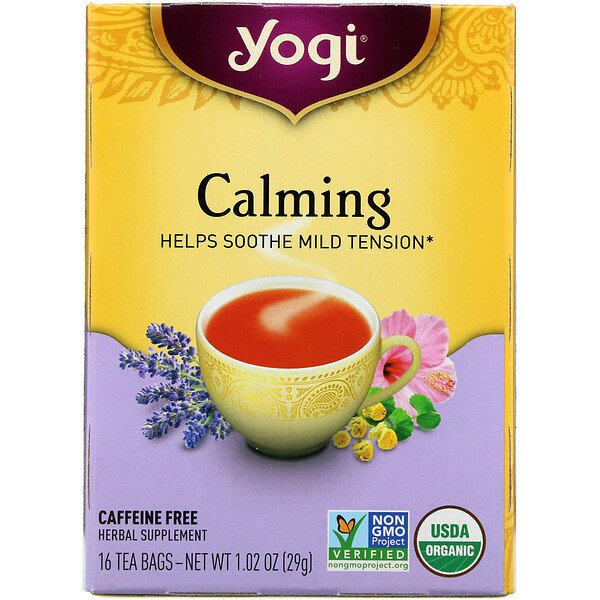 Yogi Tea Calming Caffeine Free 16 Tea Bags 1.02 oz (29g)