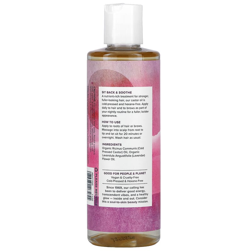 Heritage Store, Lavender Castor Oil, 8 fl oz (237 ml)