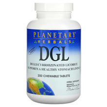 Load image into Gallery viewer, Planetary Herbals DGL Deglycyrrhizinated Licorice 200 Chewable Tablets