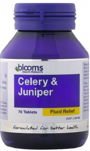 Blooms Health Products, Celery & Juniper, 70 Tablets