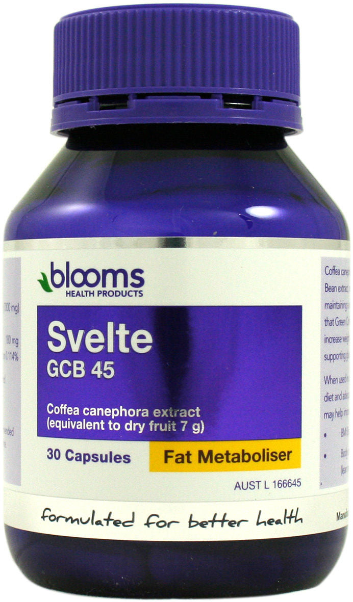 Blooms Health Products, Svelte GCB 45, 30 Capsules