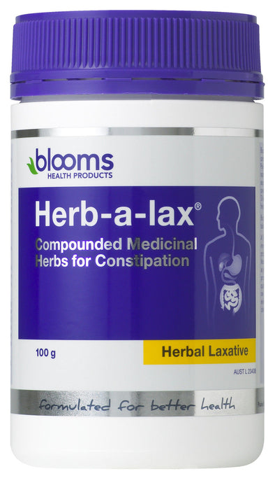 Blooms Health Products, Herb-a-lax Powder, 100 g - Health supplement