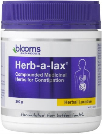 Blooms Health Products, Herb-a-lax, Powder, 200 g - Health supplement