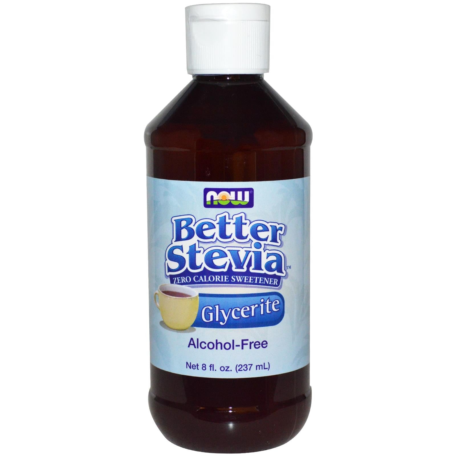 Now Foods, Better Stevia, Glycerite, Alcohol-Free, 237 ml, 8 fl oz