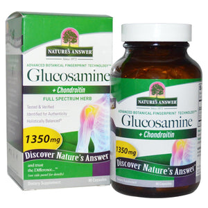 Nature's Answer Glucosamine + Chondroitin 1350 mg 90 Capsules