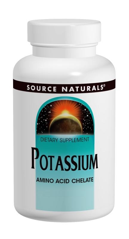 Source Naturals, Potassium, 99 mg, 250 Tablets - Dietary Supplement