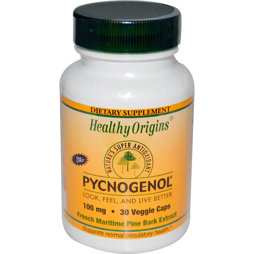 Healthy Origins Pycnogenol 100mg 30 VCaps - Dietary Supplement