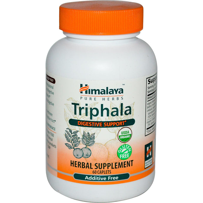 Himalaya Herbal Healthcare, Triphala, 60 Caplets - Herbal Supplement