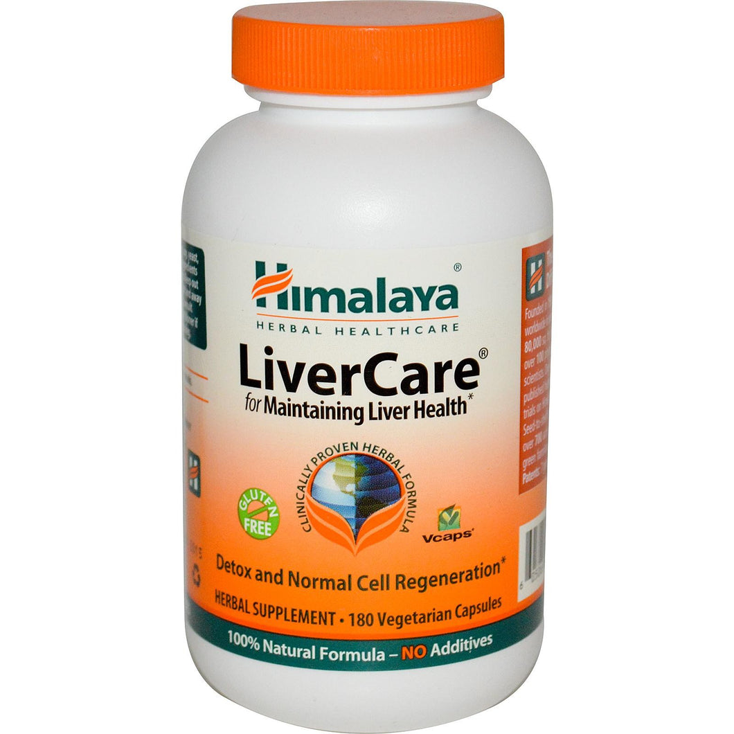 Himalaya Herbal Healthcare, Liver Care, 180 VCaps - Herbal Supplement