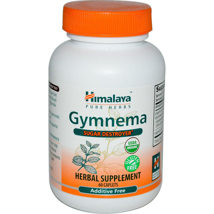 Himalaya Herbal Healthcare, Gymnema, 60 Caplets - Herbal Supplement