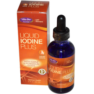 Life flo Health Iodine Liquid Iodine Plus 59 Grams - Health Supplement