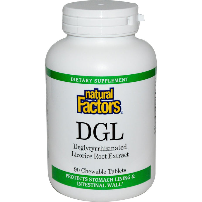 Natural Factors DGL 90 Tablets Chewable - Dietary Supplement