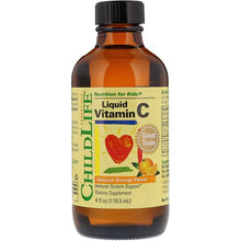 Load image into Gallery viewer, ChildLife Essentials Liquid Vitamin C Natural Orange Flavor 4 fl oz (118.5mL)