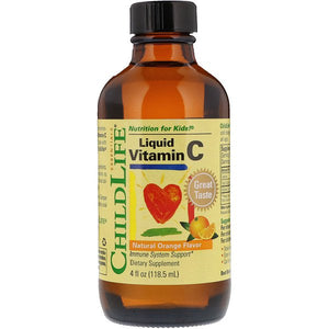 ChildLife Essentials Liquid Vitamin C Natural Orange Flavor 4 fl oz (118.5mL)