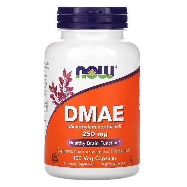 Now Foods DMAE 250mg 100veg Capsules