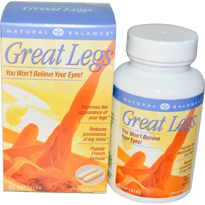 Natural Balance, Great Legs, Vein Formula, 60 Capsules