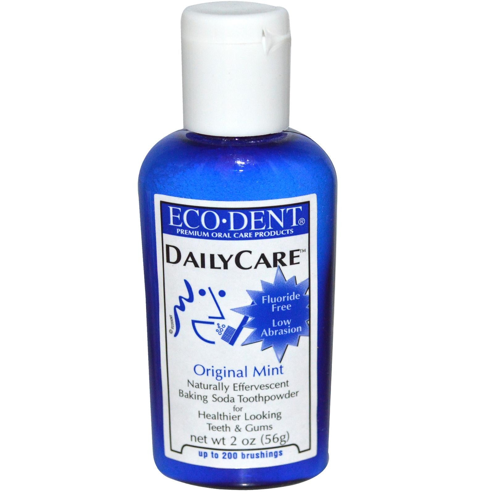 Eco-Dent, Daily Care, Baking Soda Toothpowder, Original Mint, 56 g, 2 oz