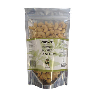 Carwari, Organic Salted Roasted Cashew, 200 g - Health Supplement