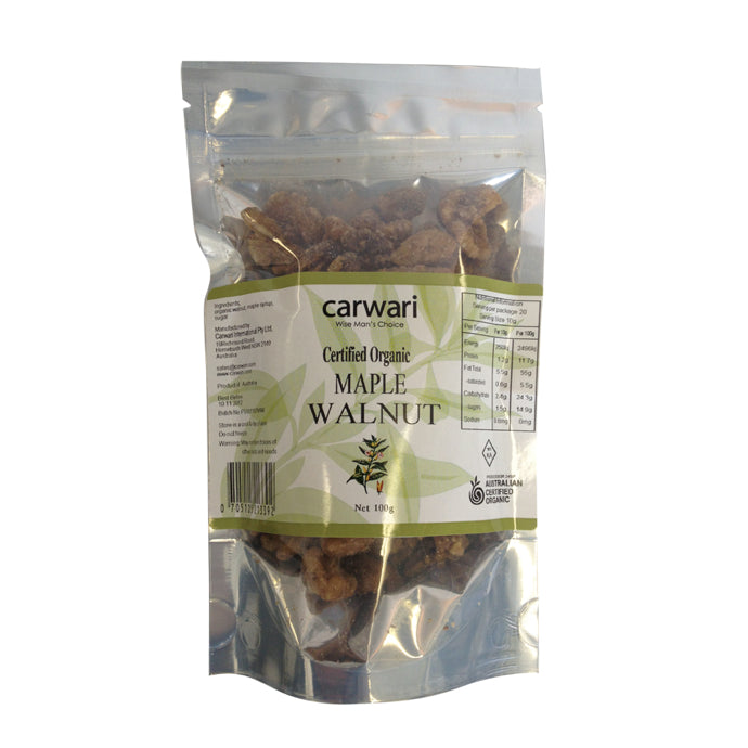 Carwari, Organic Maple Walnut, 100 g - Health Supplement