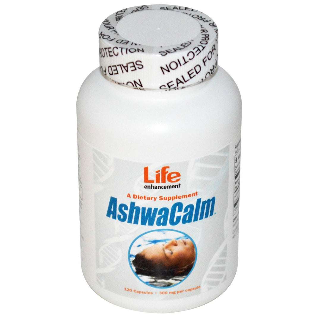 Life Enhancement AshwaCalm, 300 mg, 120 Capsules - Dietary Supplement