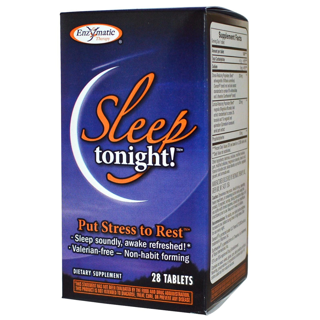 Enzymatic Therapy, Sleep Tonight! 28 Tablets - Dietary Supplement