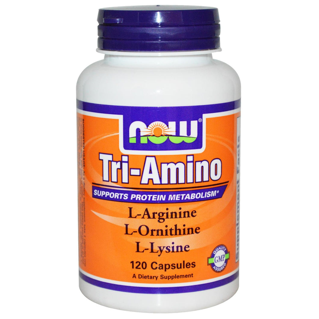 Now Foods Tri-Amino 120 Capsules - Dietary Supplement