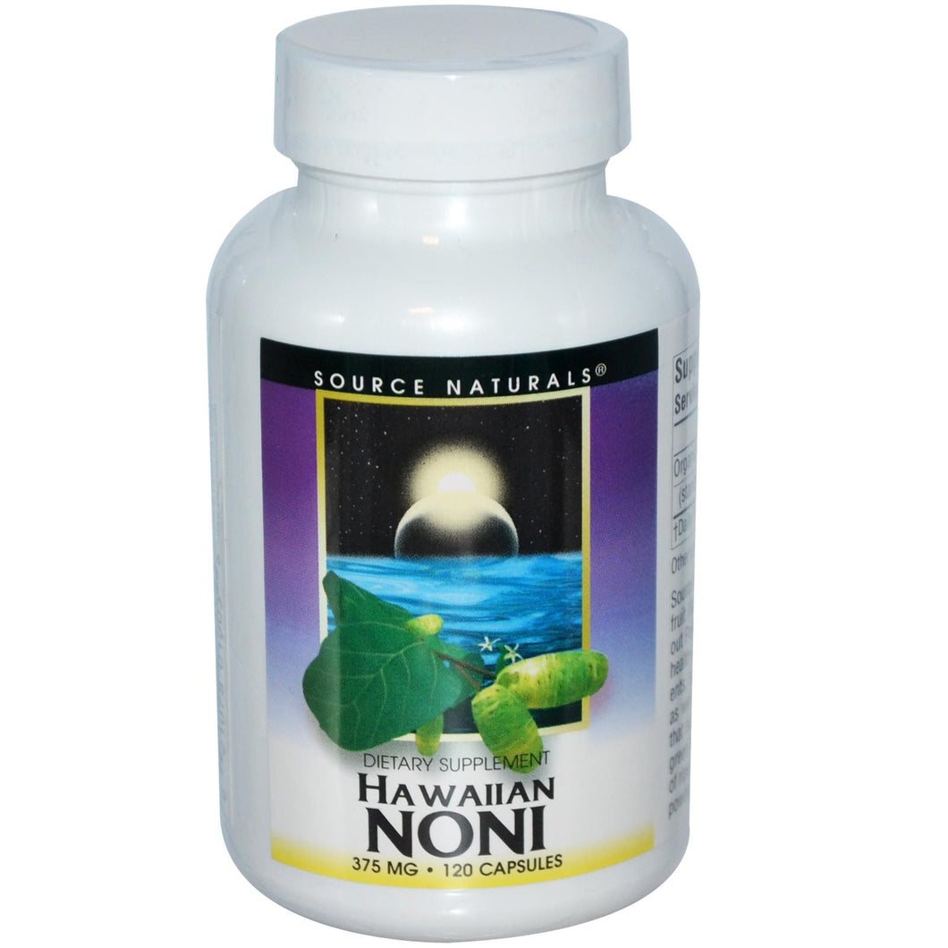 Source Naturals, Hawaiian Noni, 375 mg, 120 Capsules