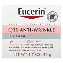 Load image into Gallery viewer, Eucerin, Q10 Anti-Wrinkle Face Cream, 1.7 oz (48 g)