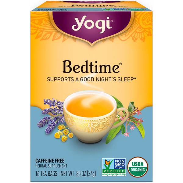 Yogi Tea Organic Bedtime Caffeine Free 16 Tea Bags .85 oz (24g)