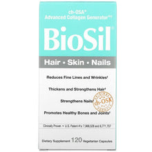 Load image into Gallery viewer, Natural Factors BioSil ch-OSA Advanced Collagen Generator 120 Vegetarian Capsules