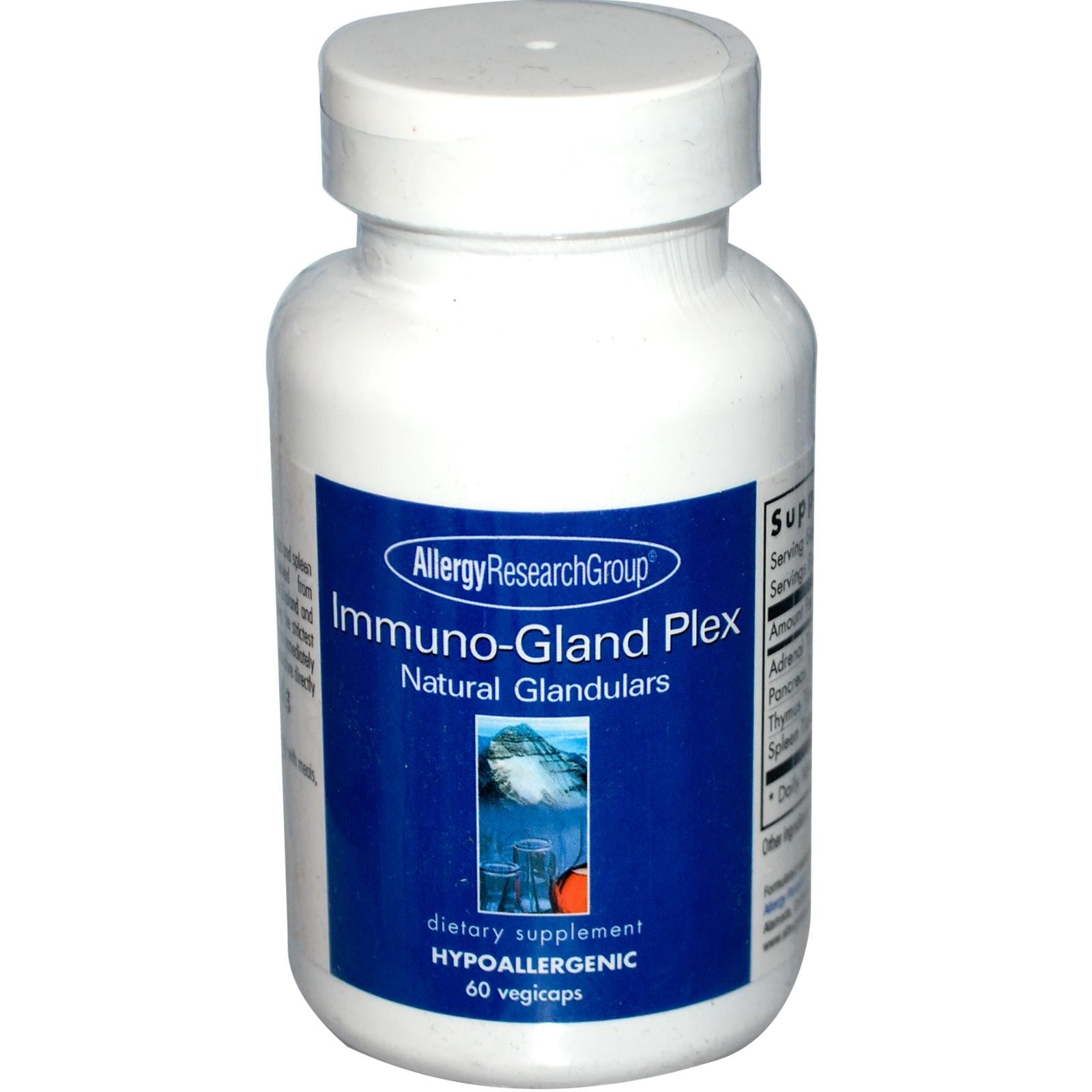 Allergy Research Group, Thyroid, Natural Glandular, 40 mg , 100 Vegicaps