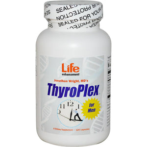Life Enhancement, ThyroPlex for Men, 120 Capsules - Dietary Supplement