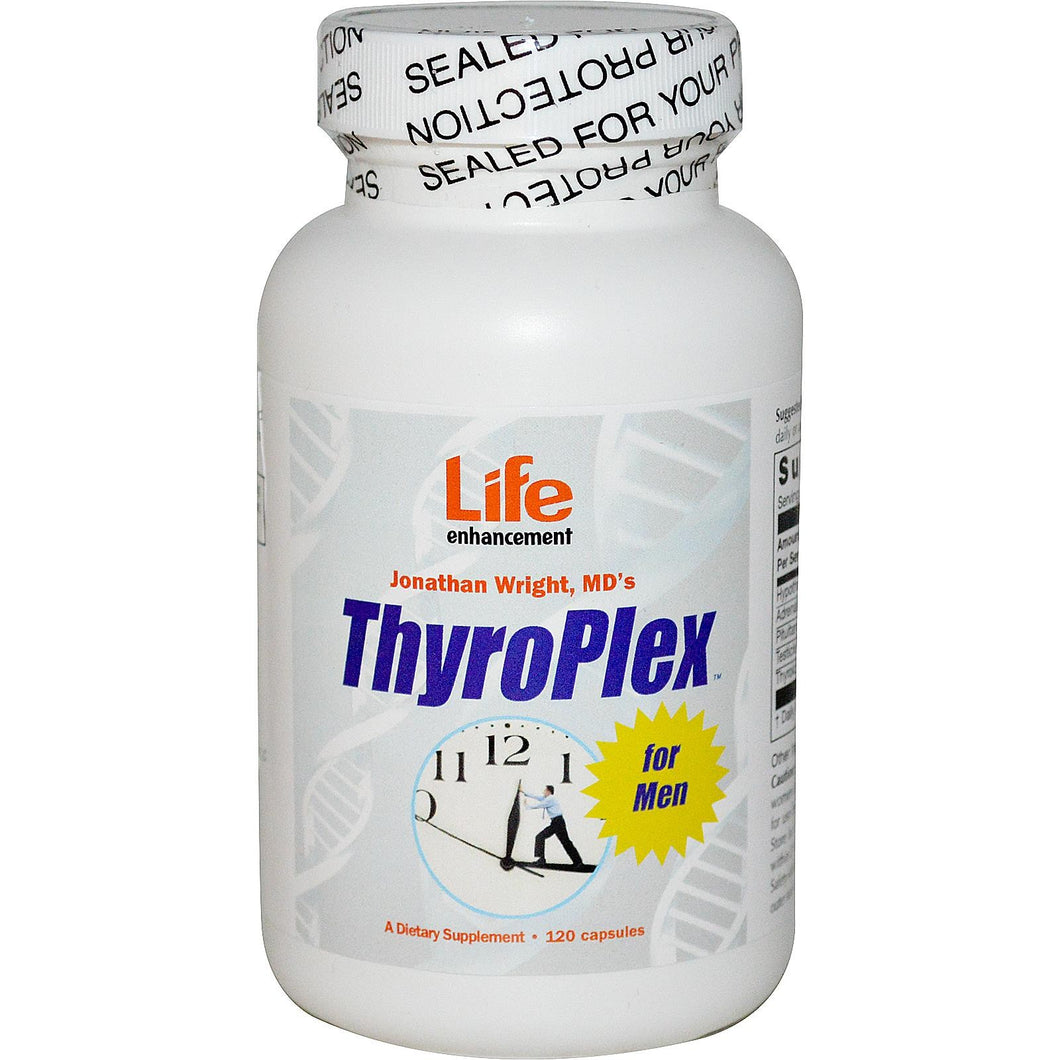 Life Enhancement, ThyroPlex for Men, 120 Capsules - Dietary Supplement