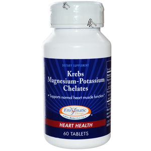 Enzymatic Therapy, Krebs Magnesium-Potassium Chelates, , 120 Tablets