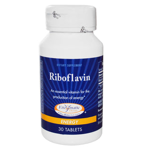 Enzymatic Therapy Riboflavin Energy 30 Tablets - Dietary Supplement