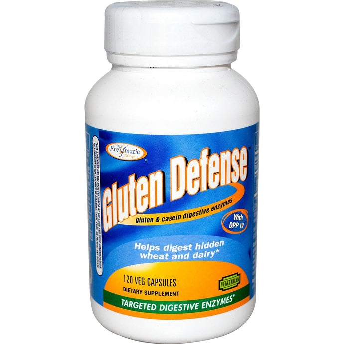 Enzymatic Therapy, Gluten Defense, Targeted Digestive Enzymes, 120 VCaps