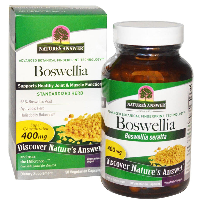 Nature's Answer Boswellia Standardised Joint & Muscle Function 90 VCaps