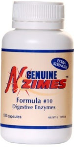 Genuine N Zimes Formula No. 10 180 Capsules - Health Supplement