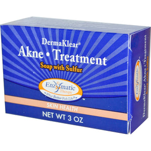 Enzymatic Therapy, DermaKlear Akne Treatment Soap with Sulphur, 3 oz