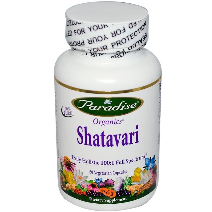 Paradise Herbs, Organics, Shatavari, 60 Veggie Capsules