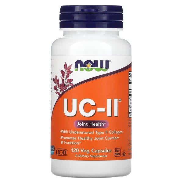 Now Foods UC-II Joint Health Undenatured Type II Collagen 120 Veg Capsules