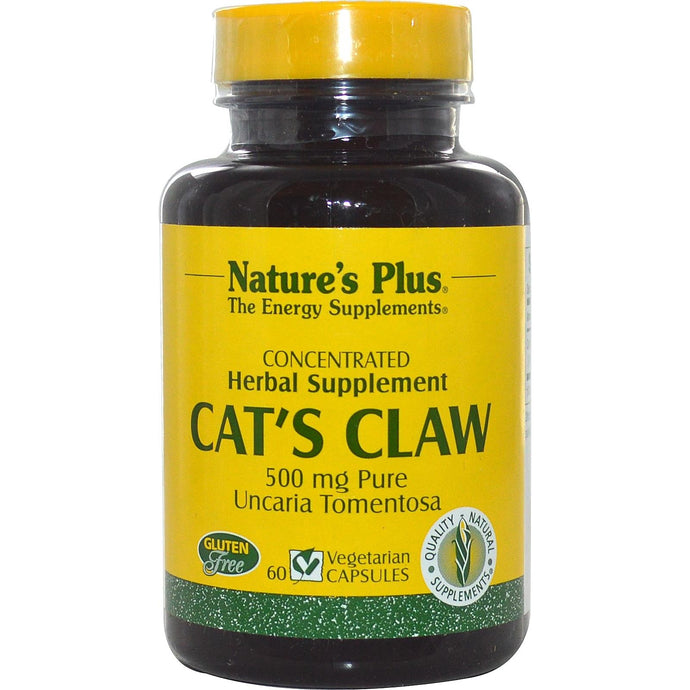 Nature's Plus, Cat's Claw, 500 mg, 60 Veggie Capsules