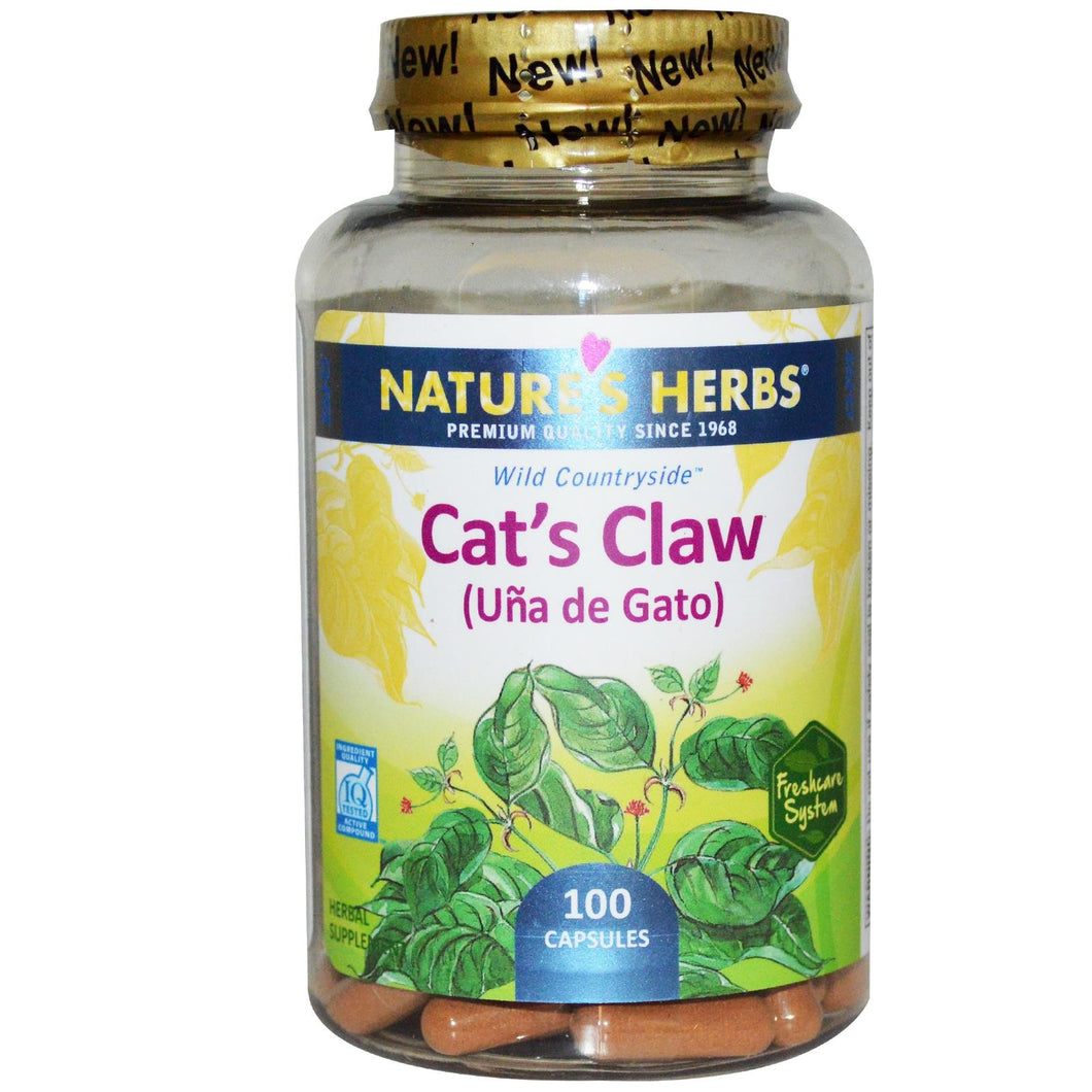 Nature's Herbs, Cat's Claw, Una de Gato, 100 Capsules