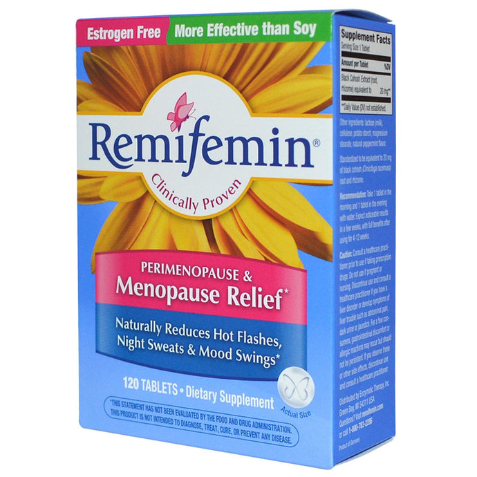 Enzymatic Therapy, Remifemin, Perimenopause & Menopause Relief, 120 Tablets