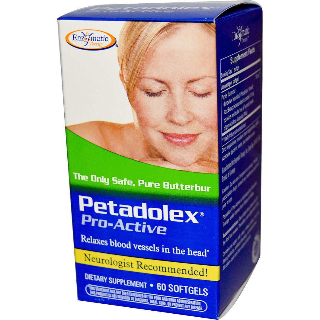 Enzymatic Therapy, Petadolex, ProActive, 60 Softgels